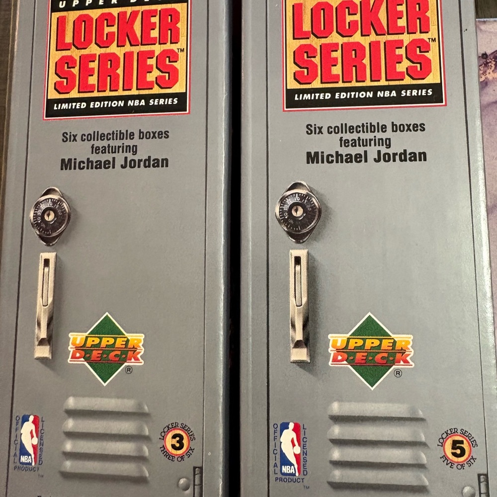 Upper Deck Locker Series Michael Jordan Collectible Boxes - Gray